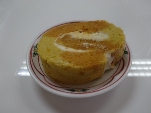 かぼちゃのロールケーキ